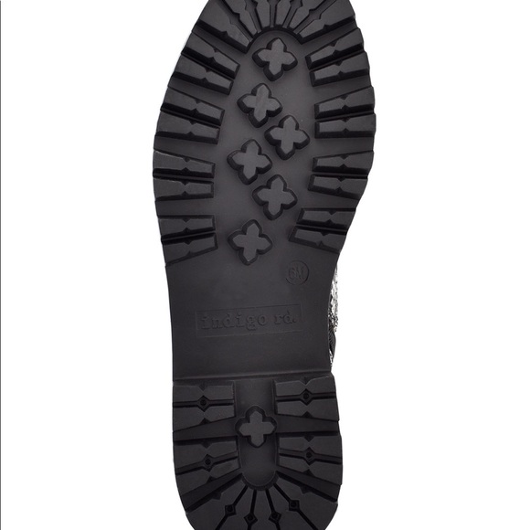 🆕INDIGO RD Imara Snake Embossed Print Combat Boot - Picture 5 of 16